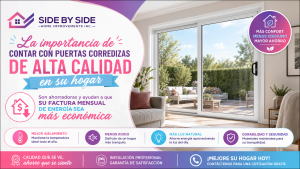 La importancia de instalar puertas corredizas de vinyl de alta eficiencia en su hogar